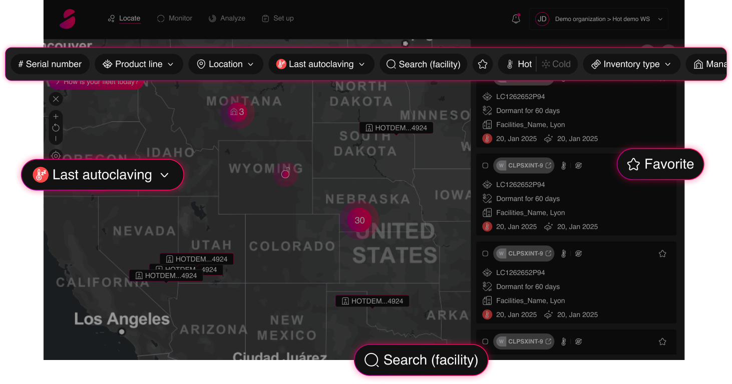 filter platform S-HUB SMADE