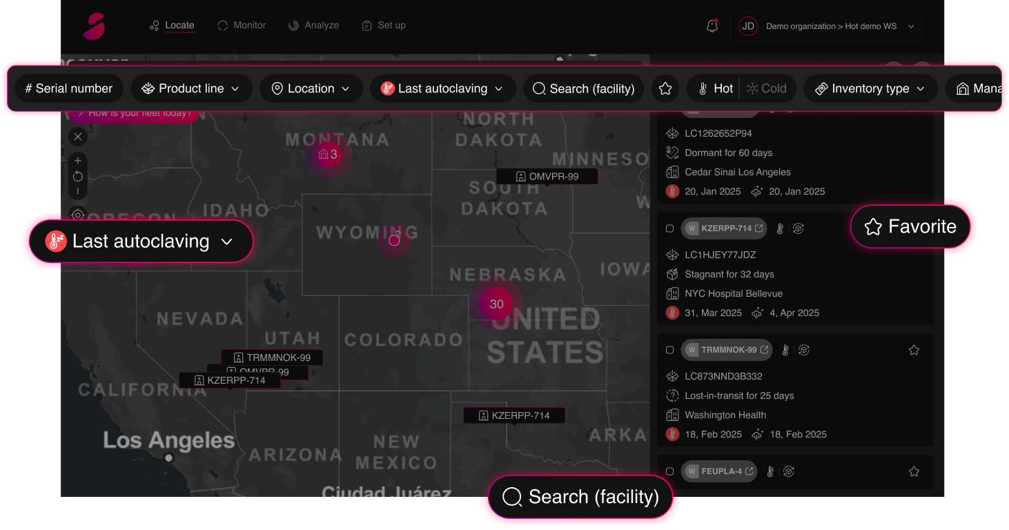 visual last autoclaving s-HUB Platform SMADE